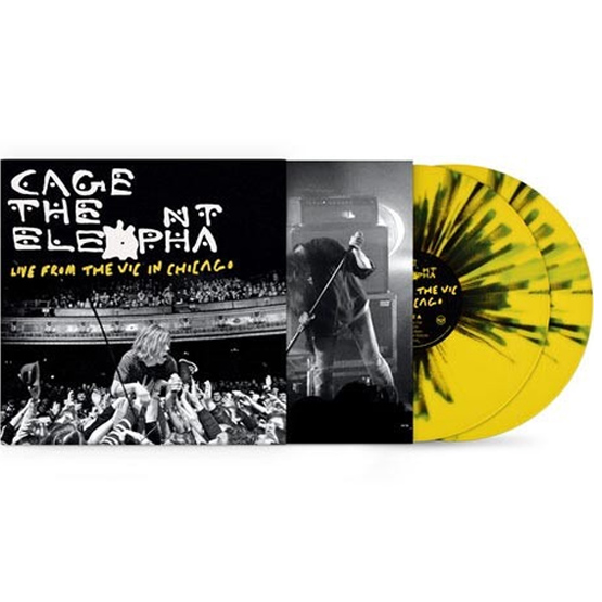 Cage The Elephant – Live From The Vic In Chicago | RSD Black Friday 2025 Vibrant – Yellow And Black Splatter Vinyl 2LP