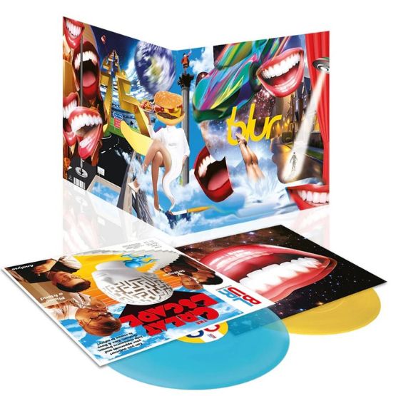 Blur – The Great Escape (30th Anniversary Expanded Edition w/ New Artwork) | Yellow and Turquoise Colour Vinyl  2LP