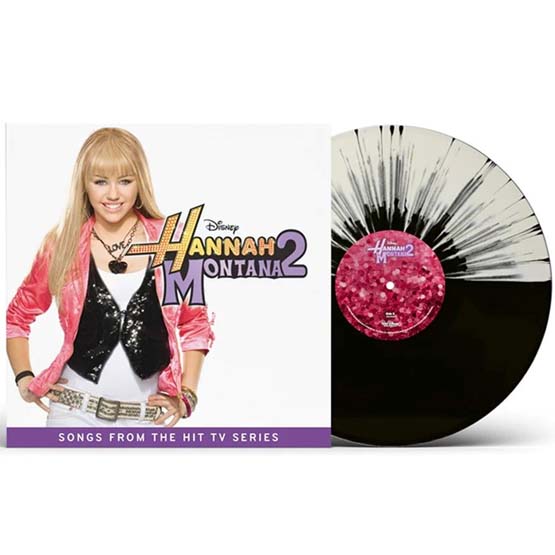 Miley Cyrus – Hannah Montana 2 (Original TV Series Soundtrack) | Stylized Black & White Vinyl