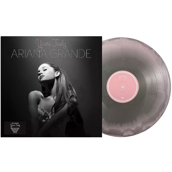 Ariana Grande – Yours Truly | Pink & Gray Swirl Vinyl