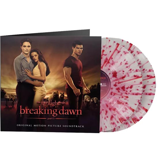 The Twilight Saga: Breaking Dawn, Part 1 (Original Motion Picture Soundtrack) l Blood Splattered Viny 2LP