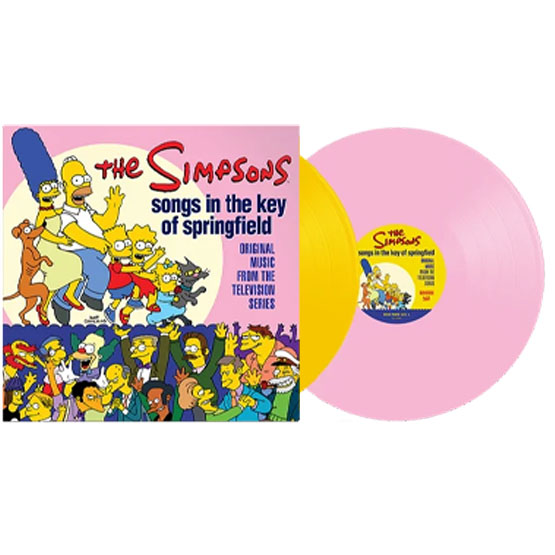 The Simpsons – Songs in the Key of Springfield | Canary Yellow & Baby Pink 2LP